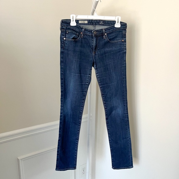 Ag Adriano Goldschmied Denim - AG Adriano Goldschmied ANTHROPOLOGIE Stevie Slim Straight Denim Jeans Women’s 29